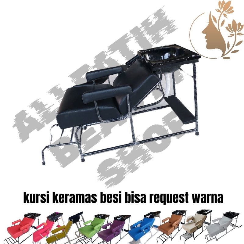 Kursi Keramas Besi Murah/Washbak Keramas Besi/Murah berkuwalitas PERALATAN SALON