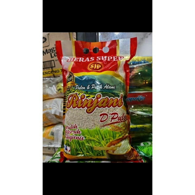 

Beras Pulen Super Premium 3kg Rinjani Rojolele Daun Suji