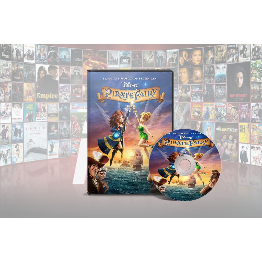 DVD Film Animasi Tinker Bell The Pirate Fairy (2014)