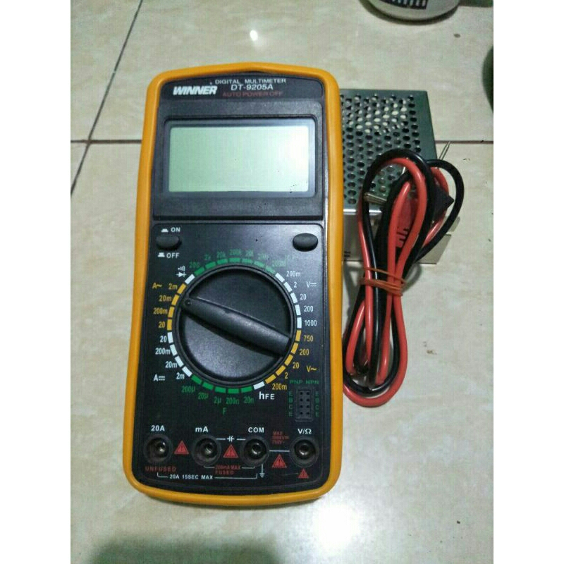 BEKAS  MULTIMETER/AVOMETER DIGITAL WINNER DT9205A