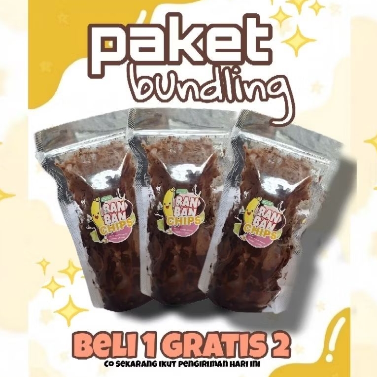 

Kripik pisang chocolate malted by BANBANCHIPS