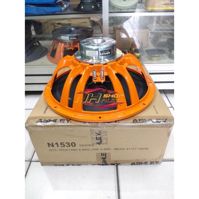 Speaker Neodium Ashley N 1530 Original 15 inch Neodymium N1530 Komponent Speaker Ashley 15inchi Oren