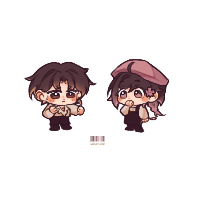 Jasa Gambar Art Commission Chibi | Karikatur | Ilustrasi Custom | Couple Art