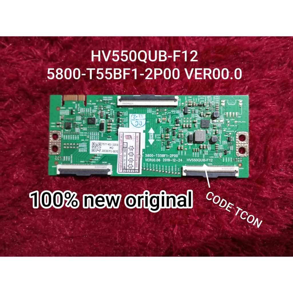 TCON TV COOCAA 55S6G pro TiCON HV550QUB-F12 5800 - T55BF1 - 2P00 VER00.0