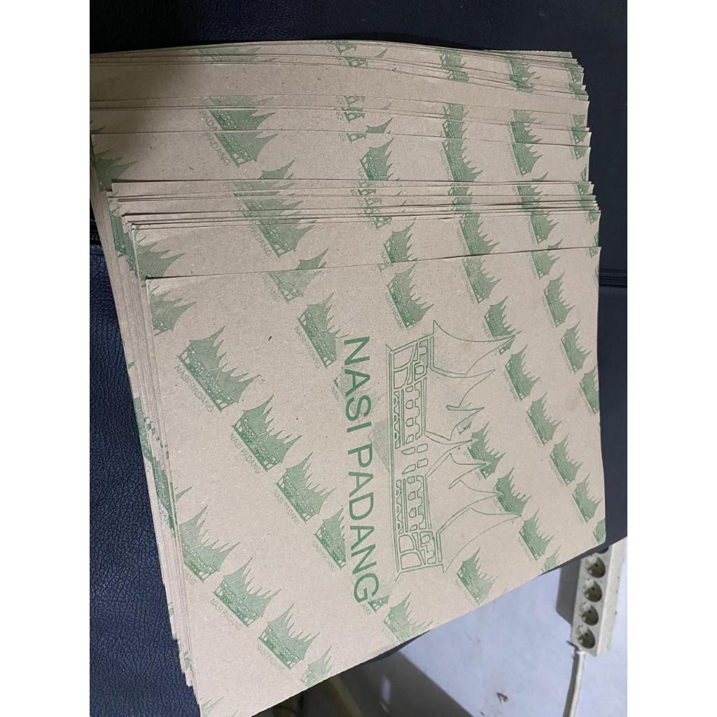 Kertas Nasi Rumah Makan Padang Warteg Sunda dll Custom