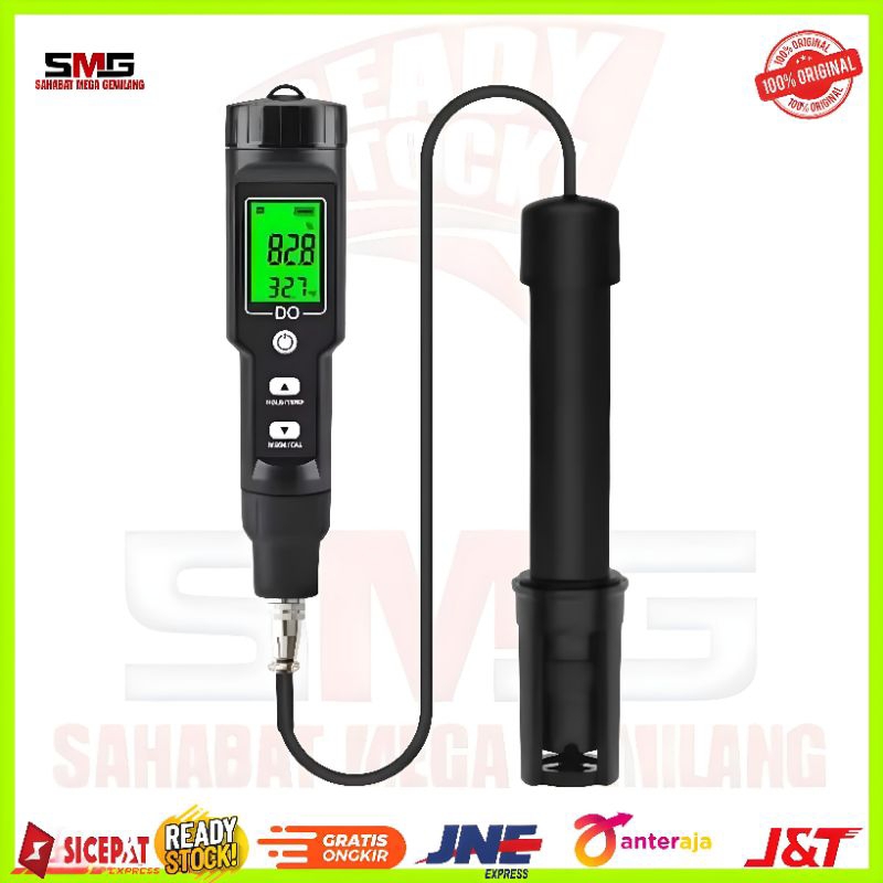 Dissolved Oxygen Meter DO9100 DO Tester Oksigen Water Air Disolved O2