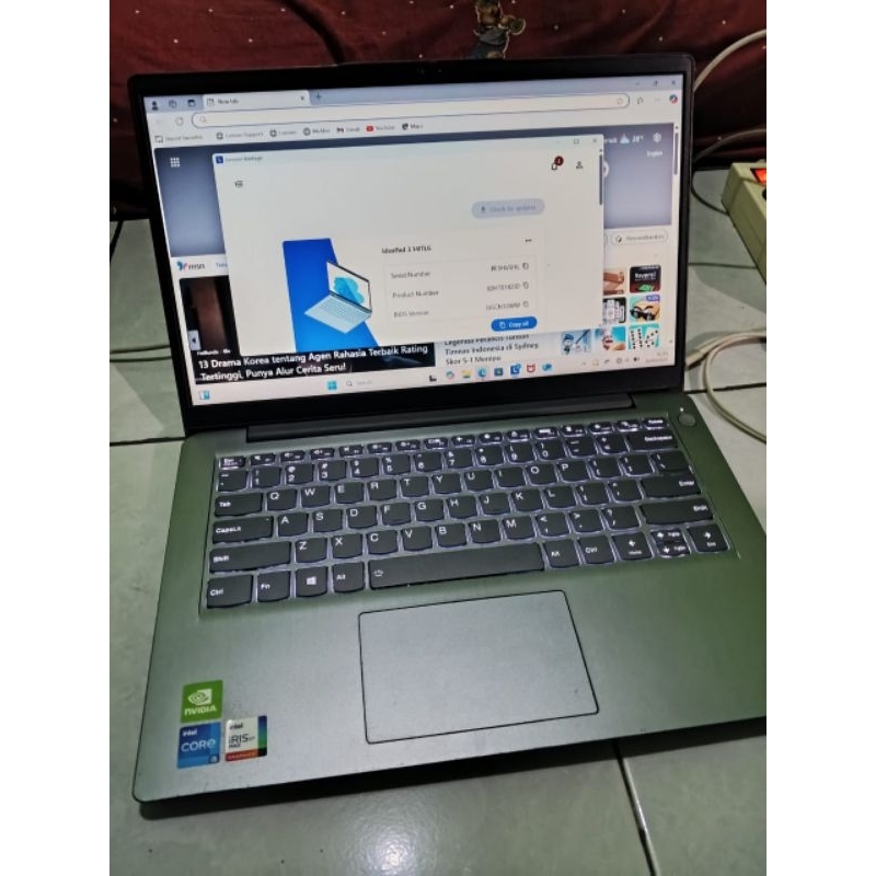 Laptop Lenovo ip slim 3 14ITL6