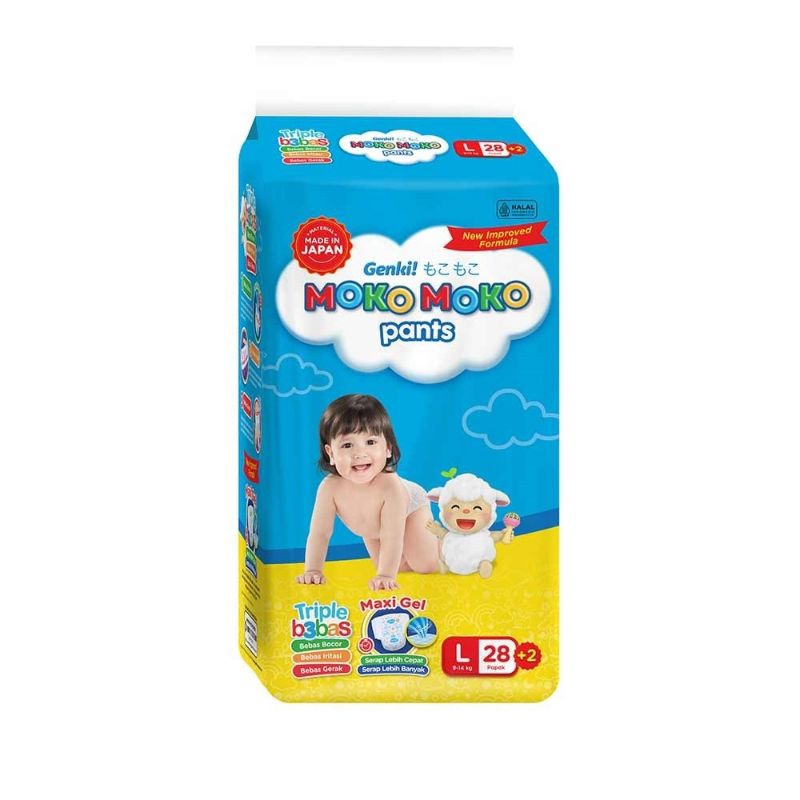 Genki Moko moko pants ukuran L 28