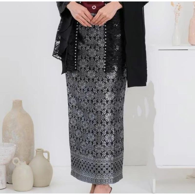 Gratong Rok Songket Span / Rok Songket Kebaya / Bawahan Kebaya Wanita / Rok Batik Songket / Rok