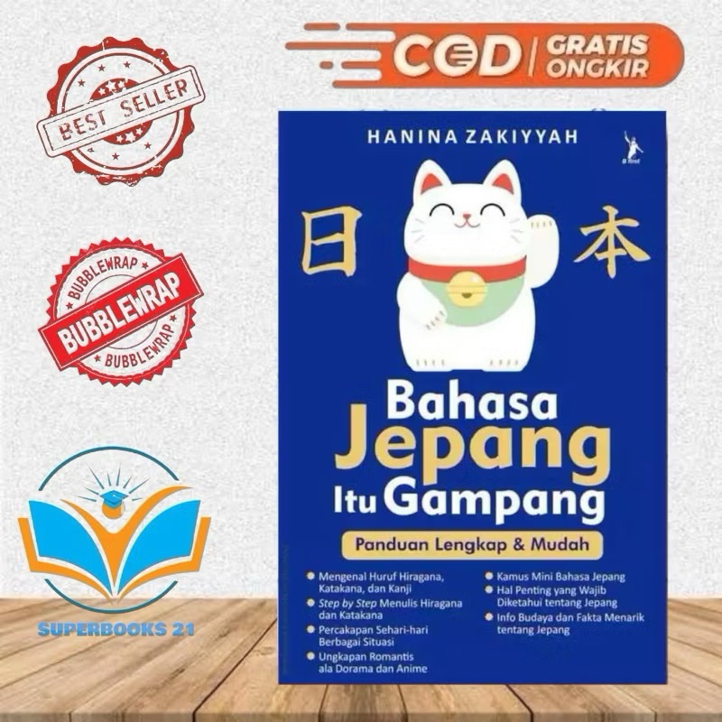 BUKU BAHASA JEPANG ITU GAMPANG (Panduan Lengkap dan mudah)
