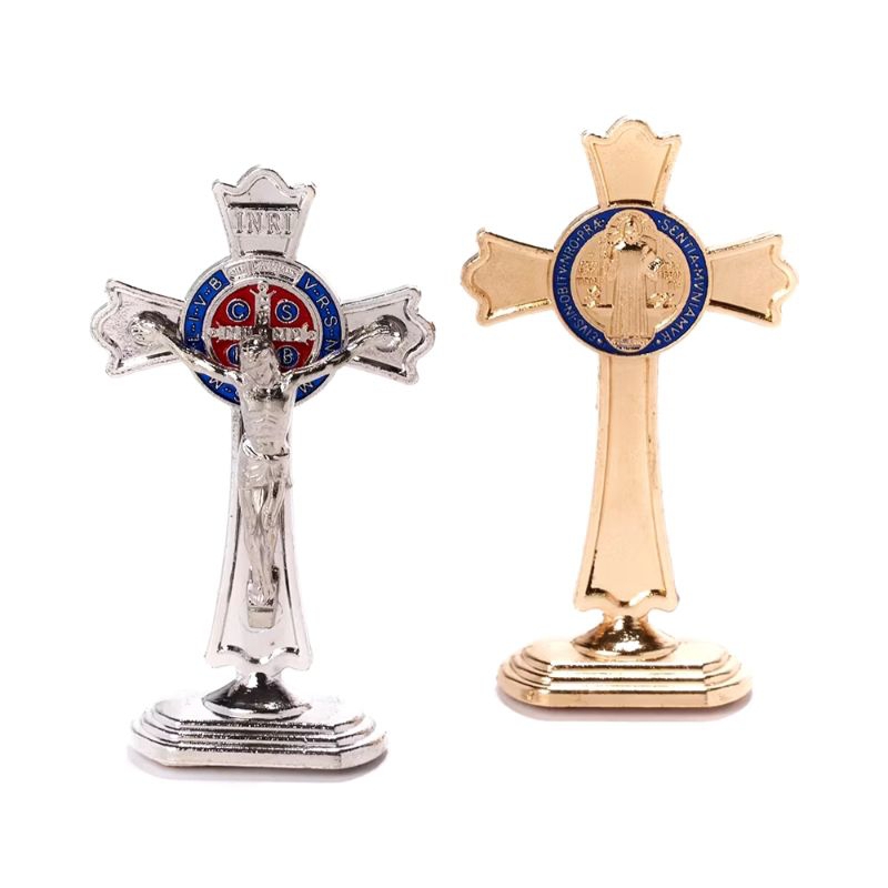 Salib Duduk Benediktus Besi Salib Mobil Benediktus Salib Meja Benediktus Salib Mini