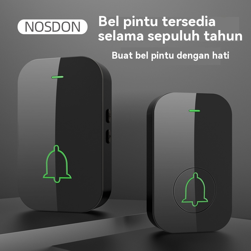 bel rumah tanpa kabel tanpa kabel pintu tahan air catu daya otomatis rumah nirkabel yang cerdas