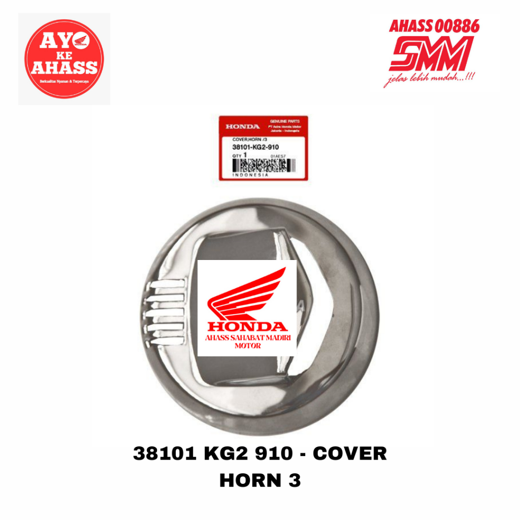 COVER HORN/3 38101 KG2 910 HONDA GL MAX DAN PRO