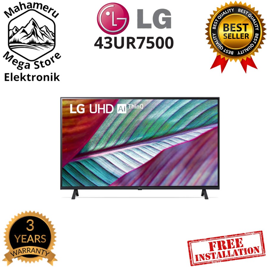 TV LG 43UR7500PSC 4K UHD AI THINQ 43" Televisi