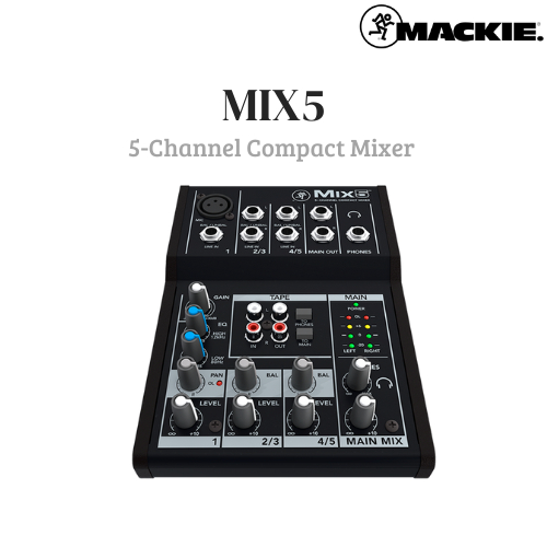 Mix5 5-Channel Compact Mixer