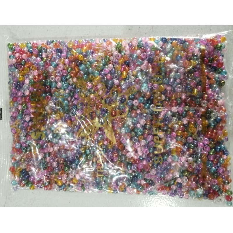 (PER PON) Mote pasir/Mote MIX SEMBUR/Pasiran MIX Payet 6/0(4mm)