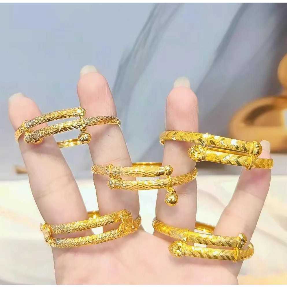 EMAS MUDA|gelang keroncong anak motif