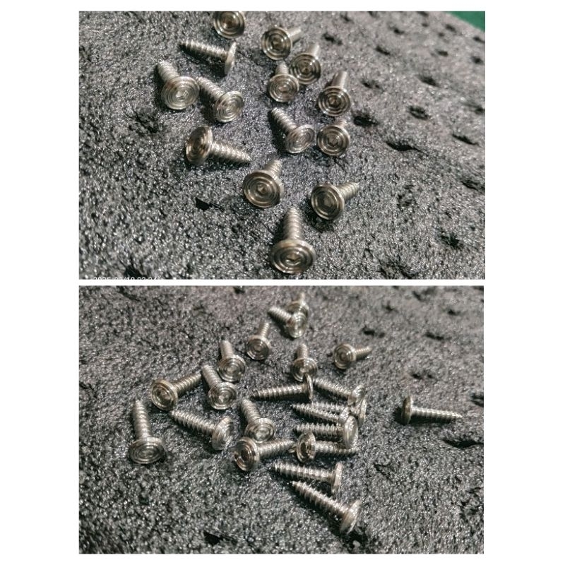 baut Body motor stainless Universal model slim drat kasar / Ulir cacing