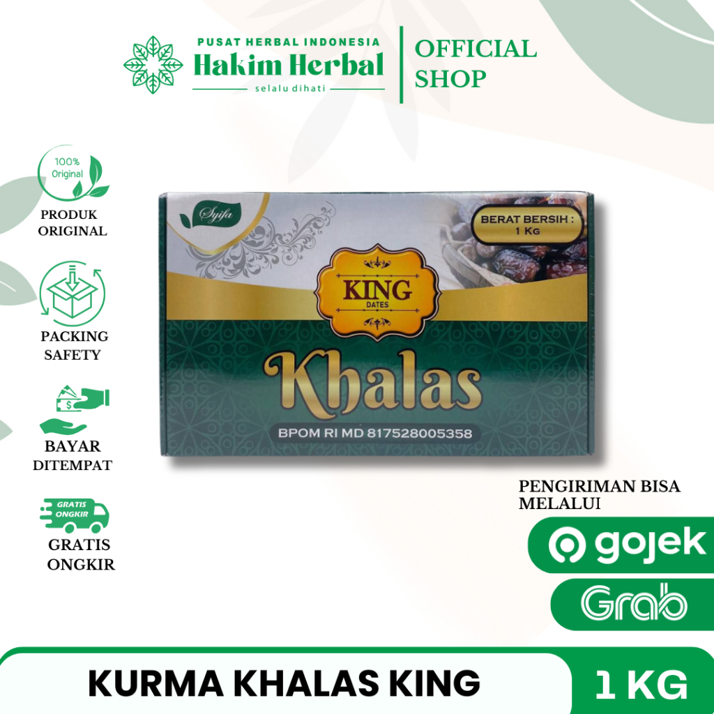 

Kurma Khalas King Dates Khalas 1 Kg Syifa Kurma Berkualitas Premium