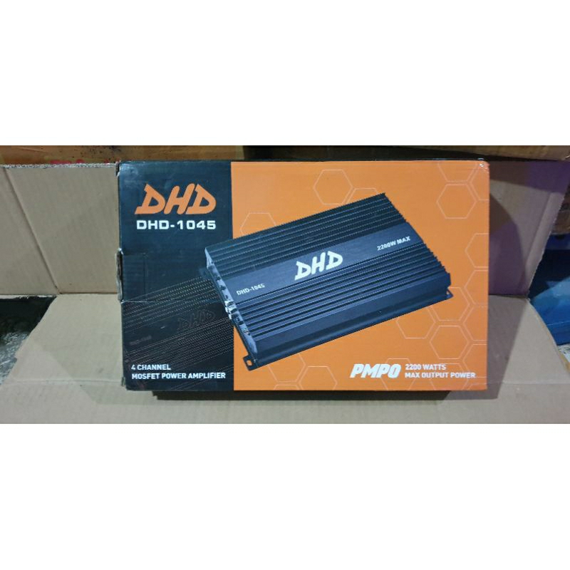 power amplifier mobil 4channel dhd-1045 ex display