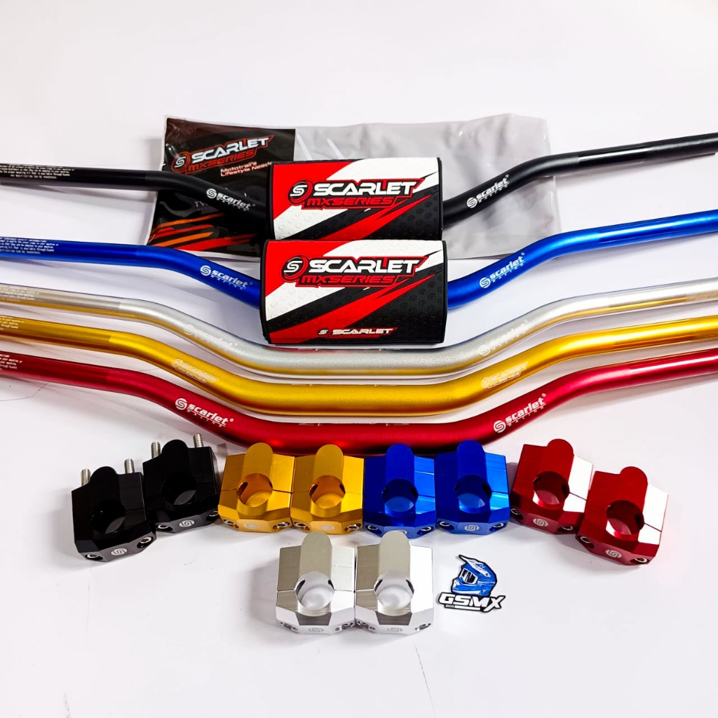 Stang Fatbar Low Scarlet Tebal 5.8mm Stang Fatbar Low Tebal Universal Scarlet