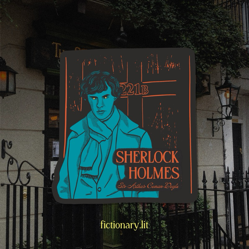 

Sherlock Holmes Vinyl Sticker - Book to Movie Series
