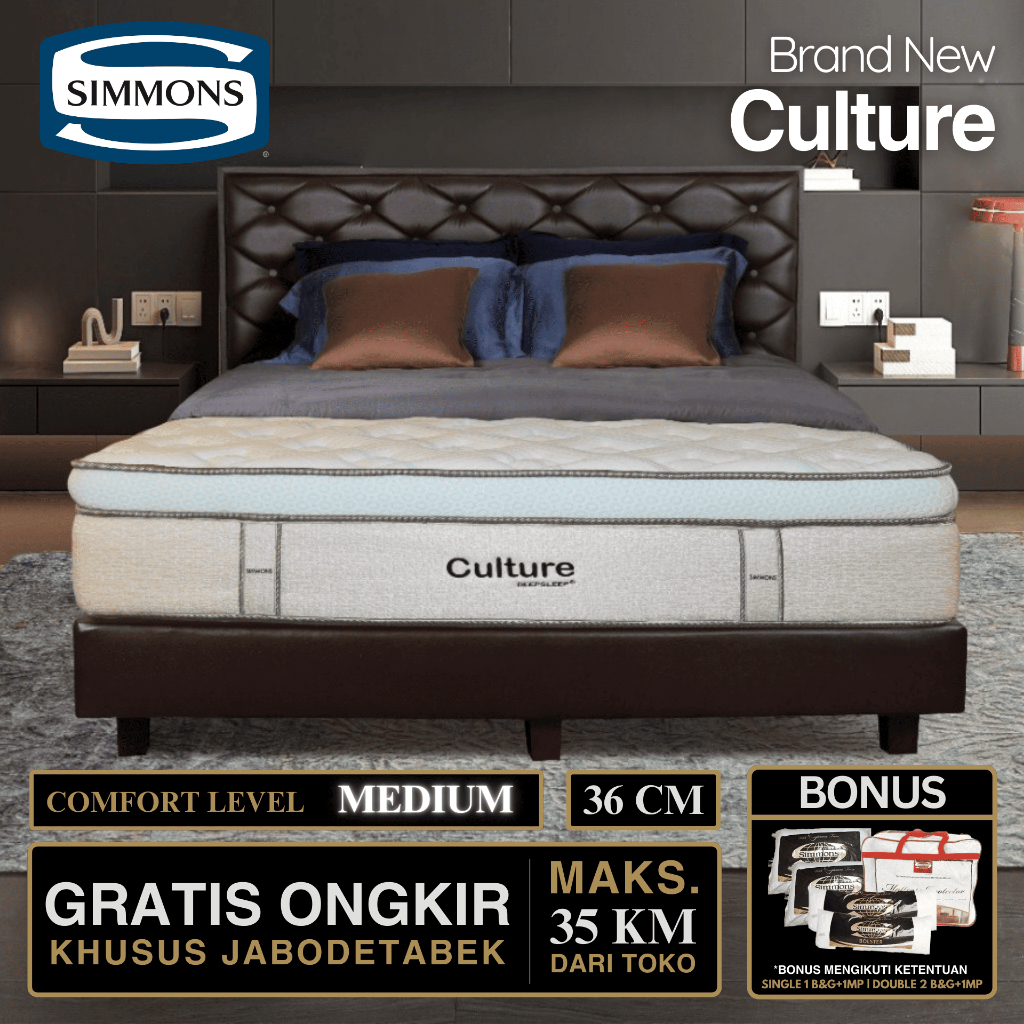 Kasur Springbed Simmons Culture New Edition 2025