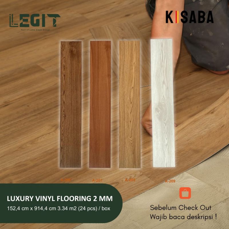 VINYL FLOORING LANTAI - KISABA