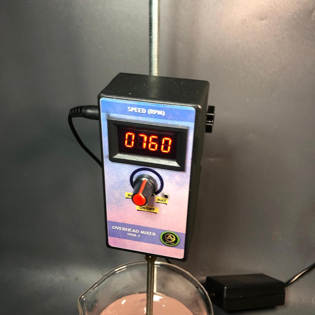 Electric Overhead Stirrer Mixer Pengaduk Laboratorium 1200 Rpm 40W Viral Fyp