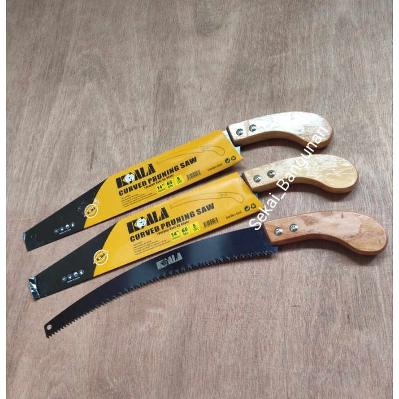 Gergaji Dahan gergaji lengkung gergaji Pruning Saw merek KOALA 14"