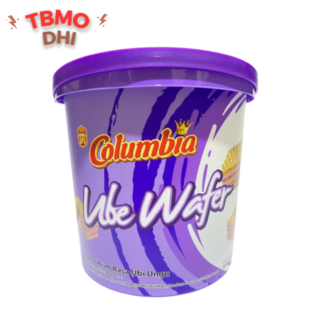 

TBMO Columbia Biskuit Timba Ube Wafer Rasa Ubi Ungu 250gr / Kue Lebaran
