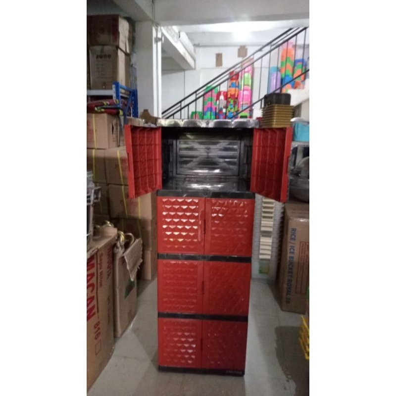 lemari 4 susun/lemari plastik/lemari tabitha diamond/lemari 4 susun tabitha