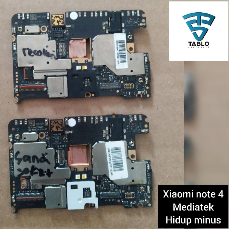 mesin Xiaomi note 4 Mediatek hidup minus