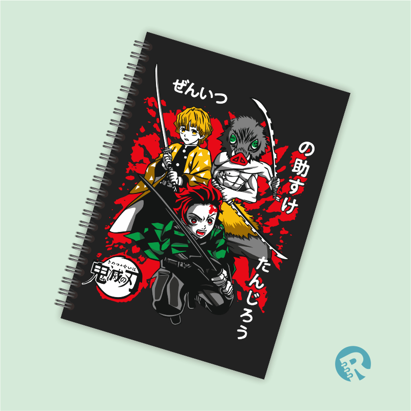 

Ringbook Softcover A5 Buku Catatan Garis/Polos DEMON SLAYER PART1