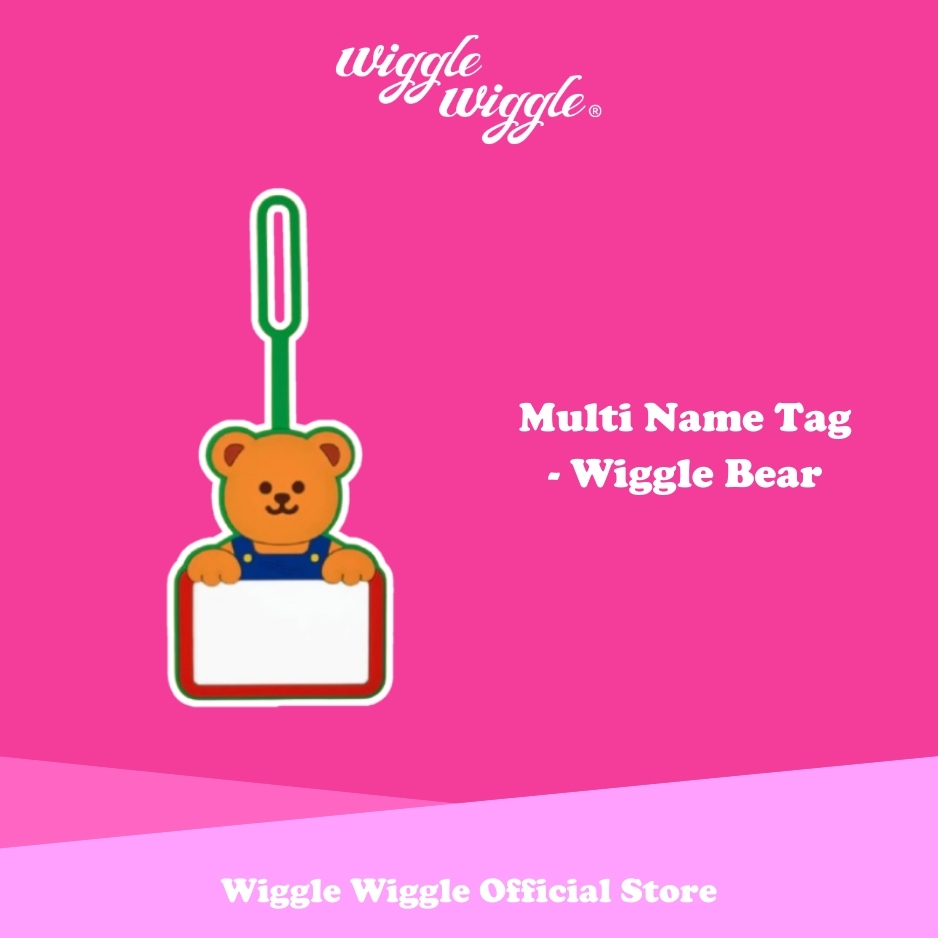 Wiggle Wiggle Multi Name Tag - Wiggle Bear
