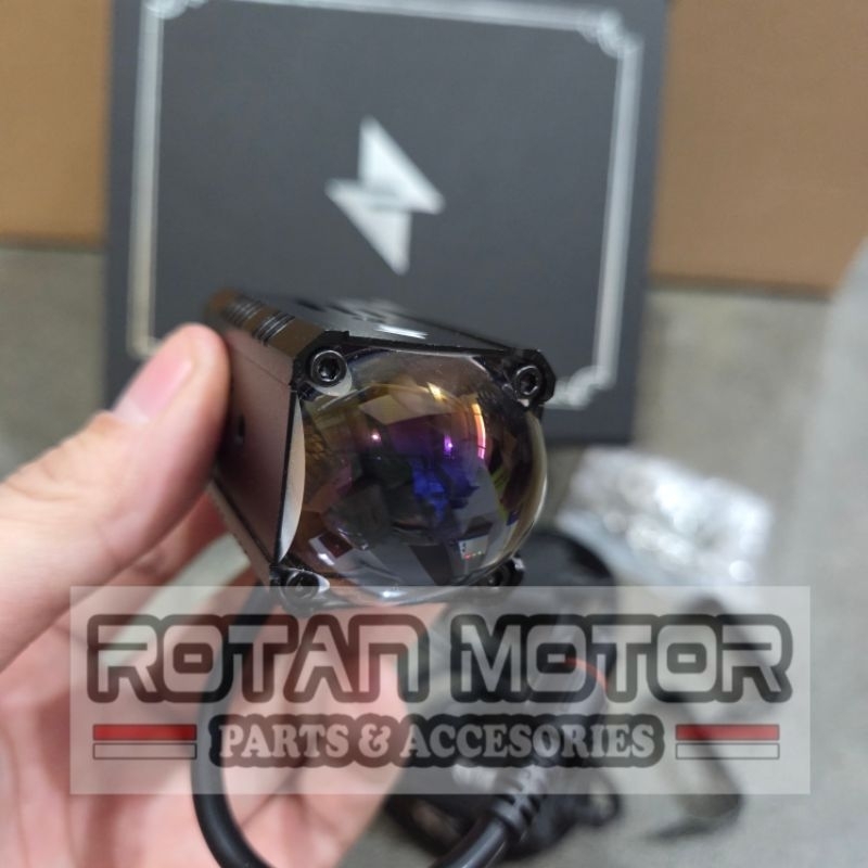 MINI PROJIE SABER SR1 NANO S /  SABER SR 1 NANO S Blue Lens 2X30W / LAMPU TEMBAK SABER SR1 Nano S