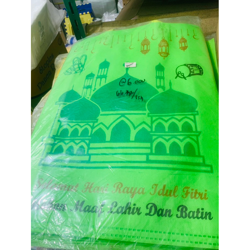 

Tas Spunbond idul fitri 2025 | Tas spunbond 30x40 | Goodie bag lebaran 2025 | Goodie bag idul fitri