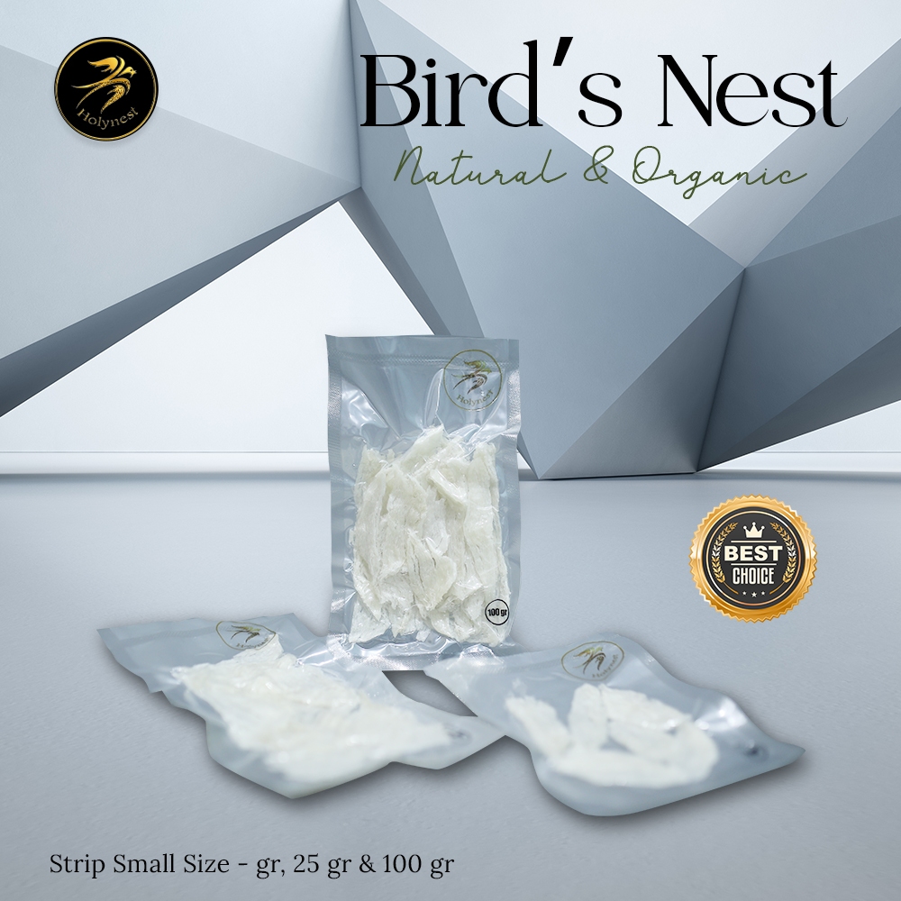 

Sarang Burung Walet Bersih Patahan Kecil (Strip Small PK3) 250 gr