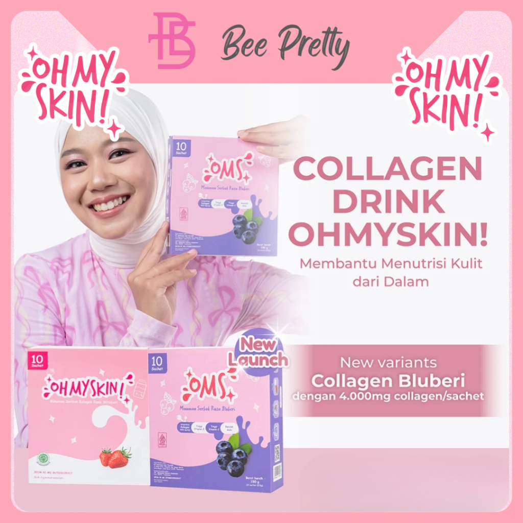 Oh My Skin Collagen Beauty Drink BPOM / Collagen Drink Minuman Kesehatan mencerahkan kulit