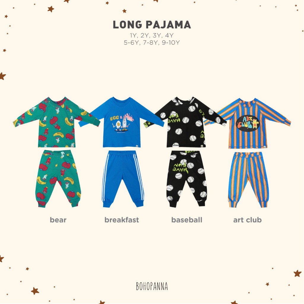 BOHOPANNA - LONG PAJAMA - Pajama Panjang Anak