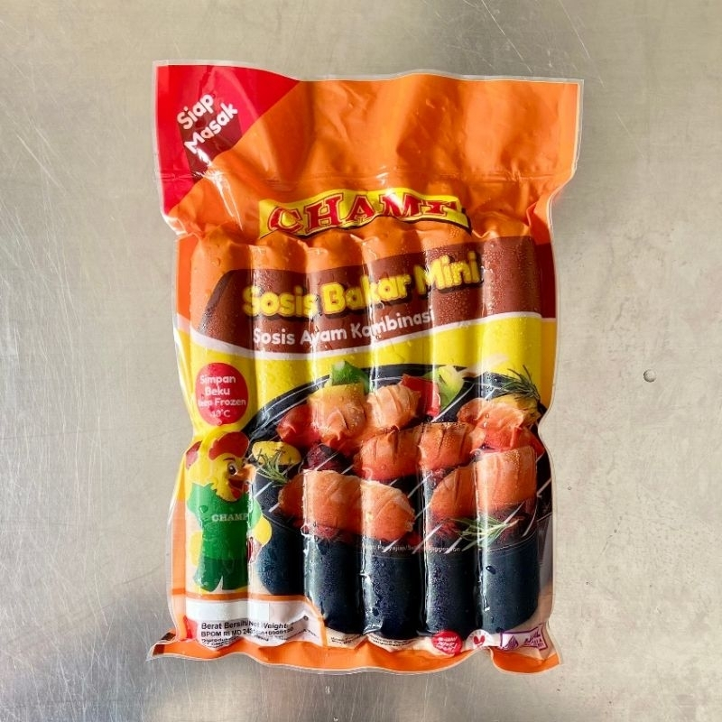 

CHAMP SOSIS AYAM BAKAR MINI 500GR - FROZEN FOOD - BRONTZ JOGJA