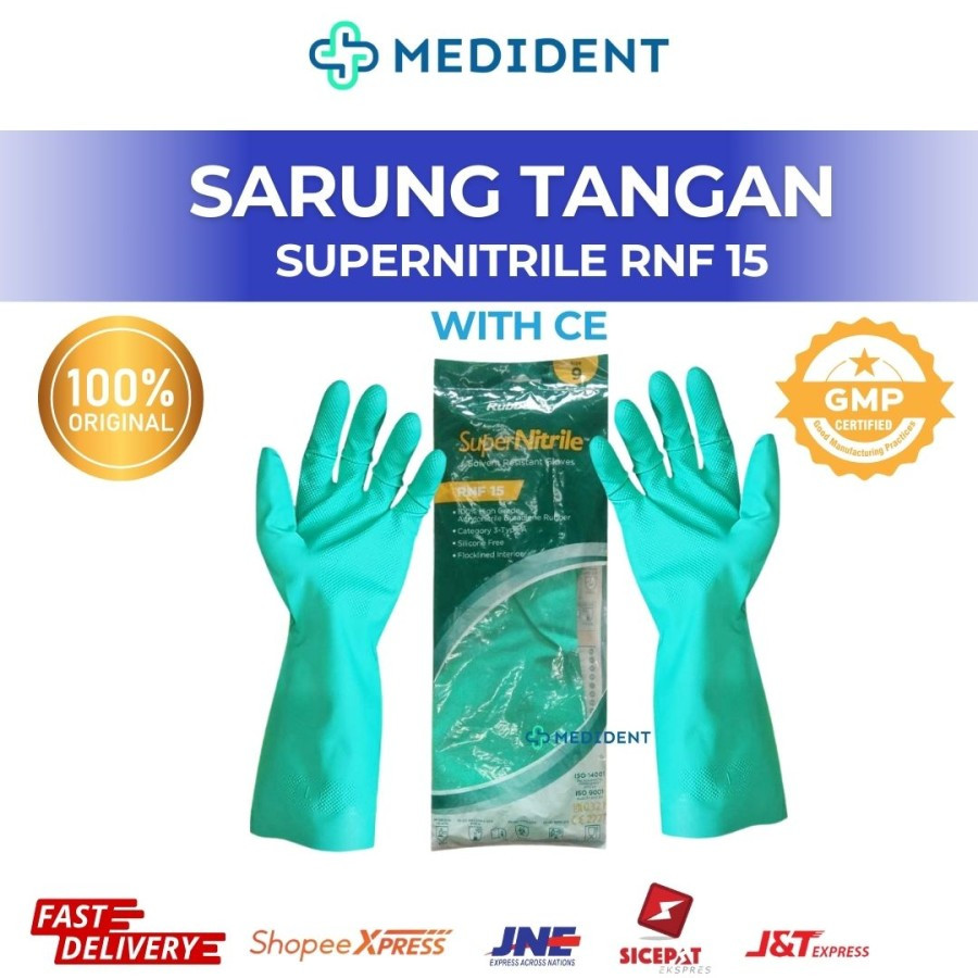 SARUNG TANGAN SUPER NITRILE RNF 15 (RUBBEREX)