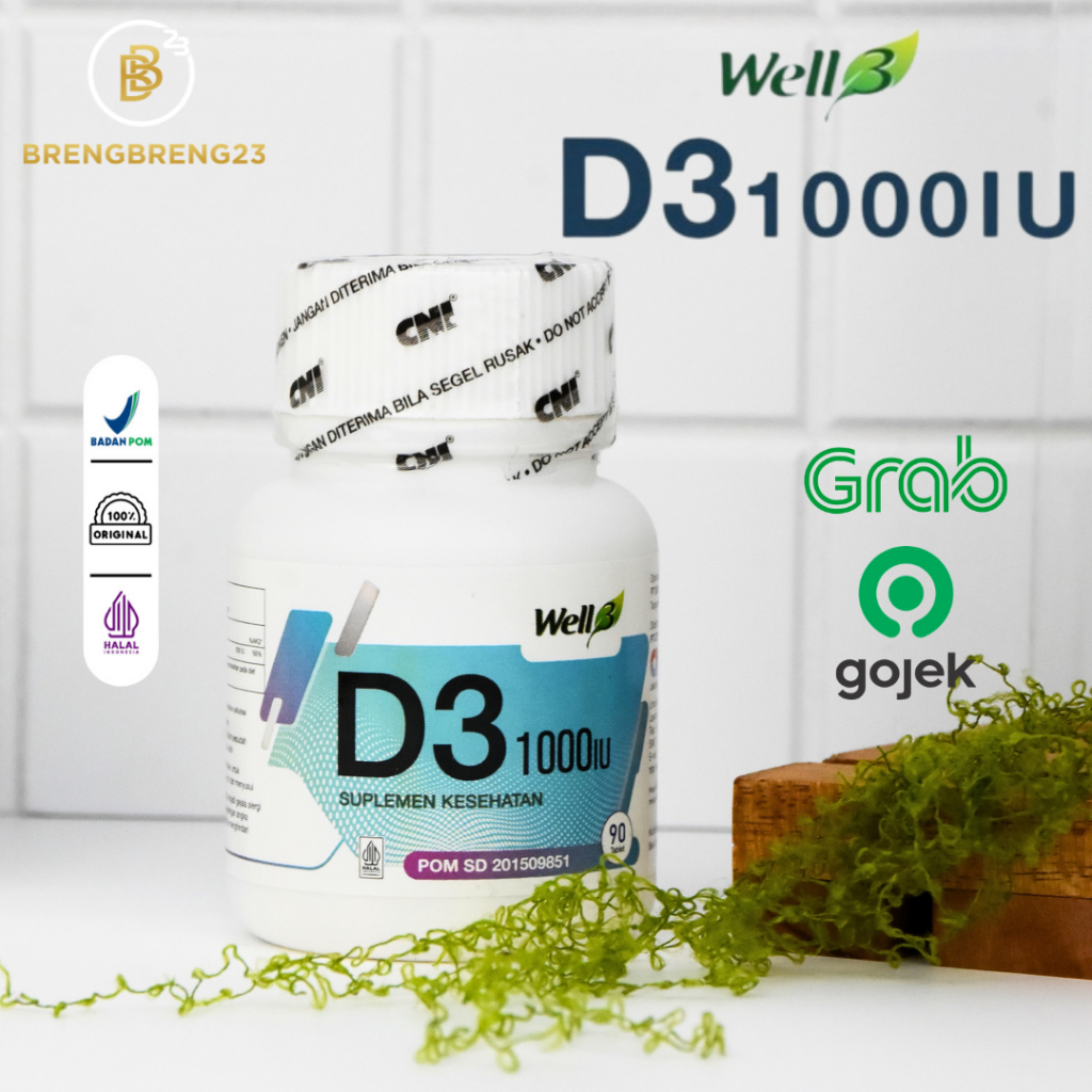 CNI WELL 3 D3 1000IU Vitamin D3 Original CNI