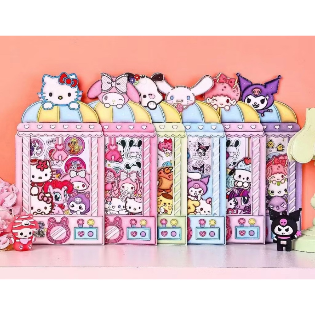 

stiker 2d kemasan box karakter cinamorol kuromi melody