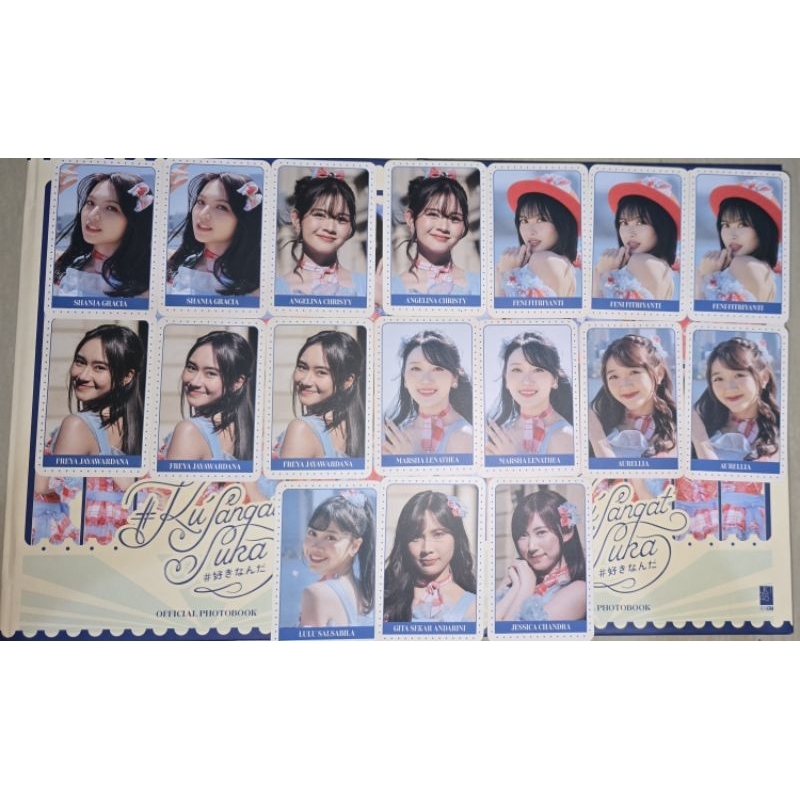 Photocard PC Sukinanda Gracia Christy Feni Freya Marsha Lia Lulu Gita Jessi #Kusangatsuka Special Se