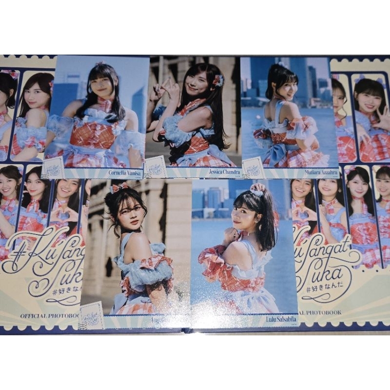 Photopack Sukinanda Oniel Jessi Muthe Christy Lulu #Kusangatsuka Special Set JKT48 Official Merch