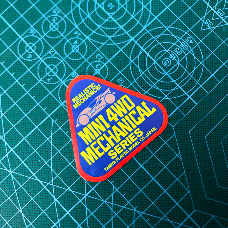 Stiker tamiya mini 4WD mechanical series