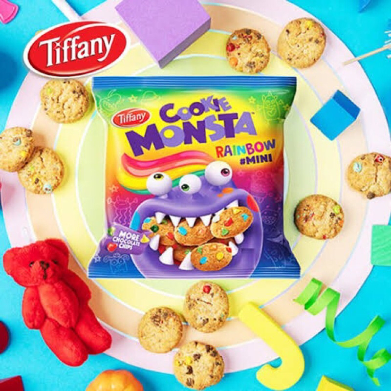 

[ 1 pcs ] Tiffany Cookie Monsta Mini Chocolate Chips Rainbow
