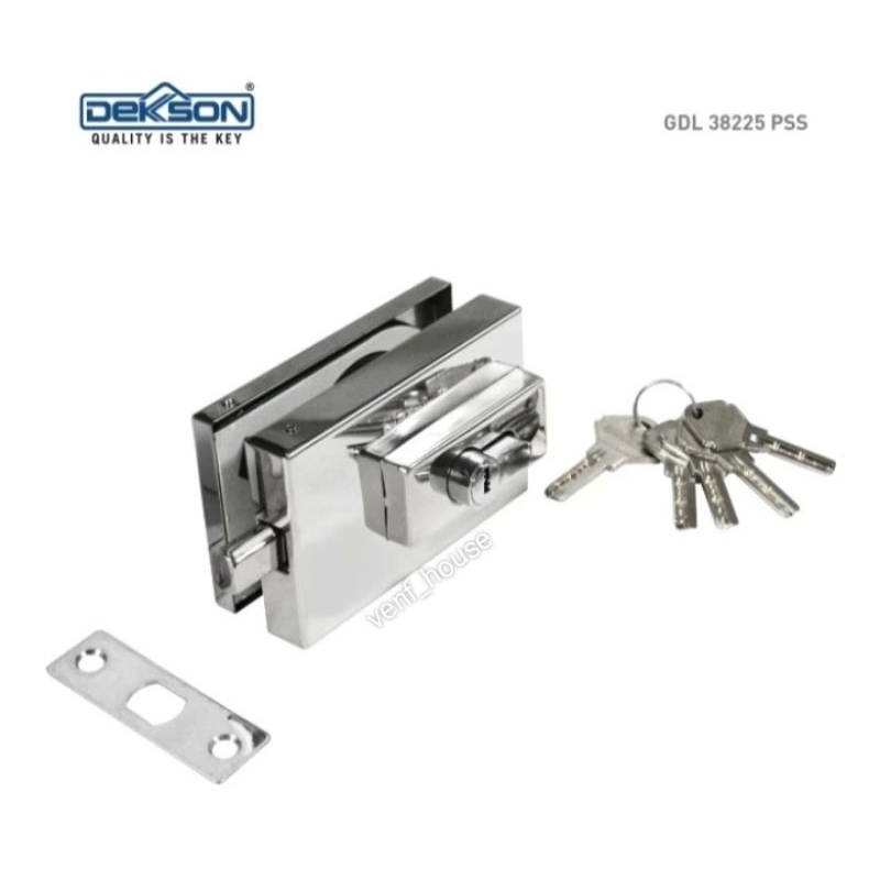 Glass Door Lock Dekkson GDL 38225 PSS *