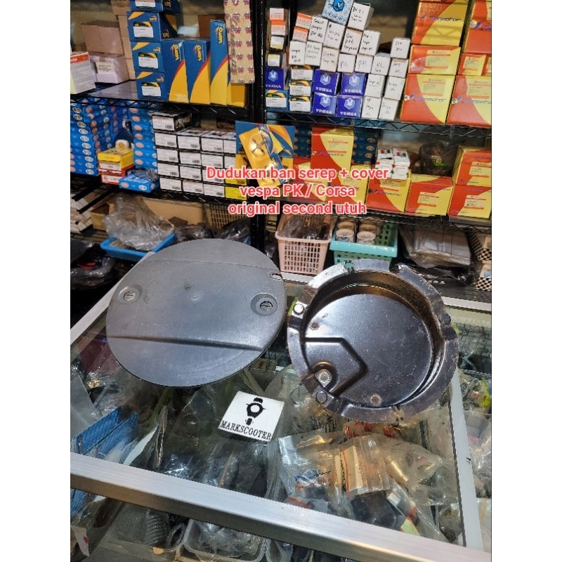 dudukan ban serep cover ban serep vespa pk corsa original second